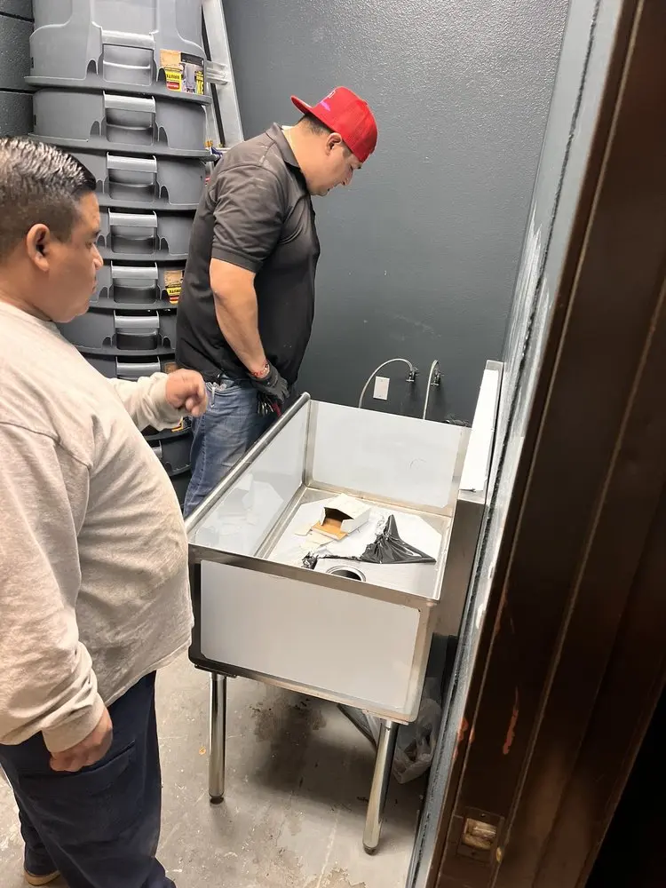 Commercial plumbing and sink installation in Beach Park